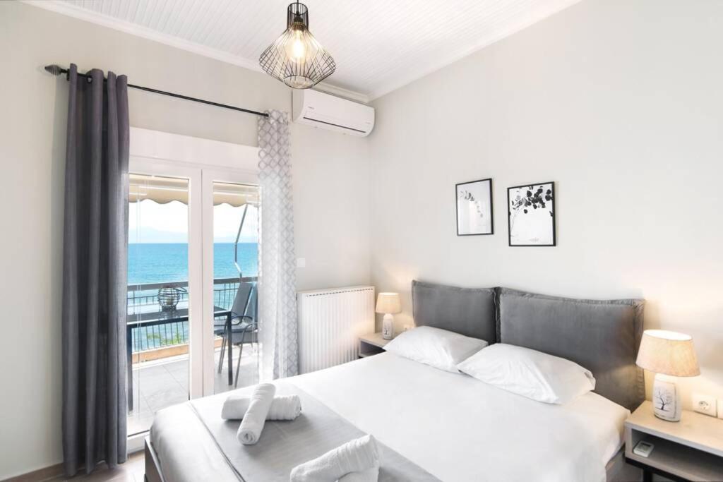 Endless Sea View House Villa Nea Iraklia Ngoại thất bức ảnh